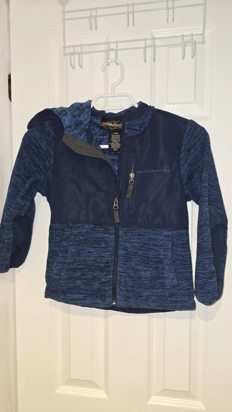 Free Country Boys Blue Zip-Up Jacket
