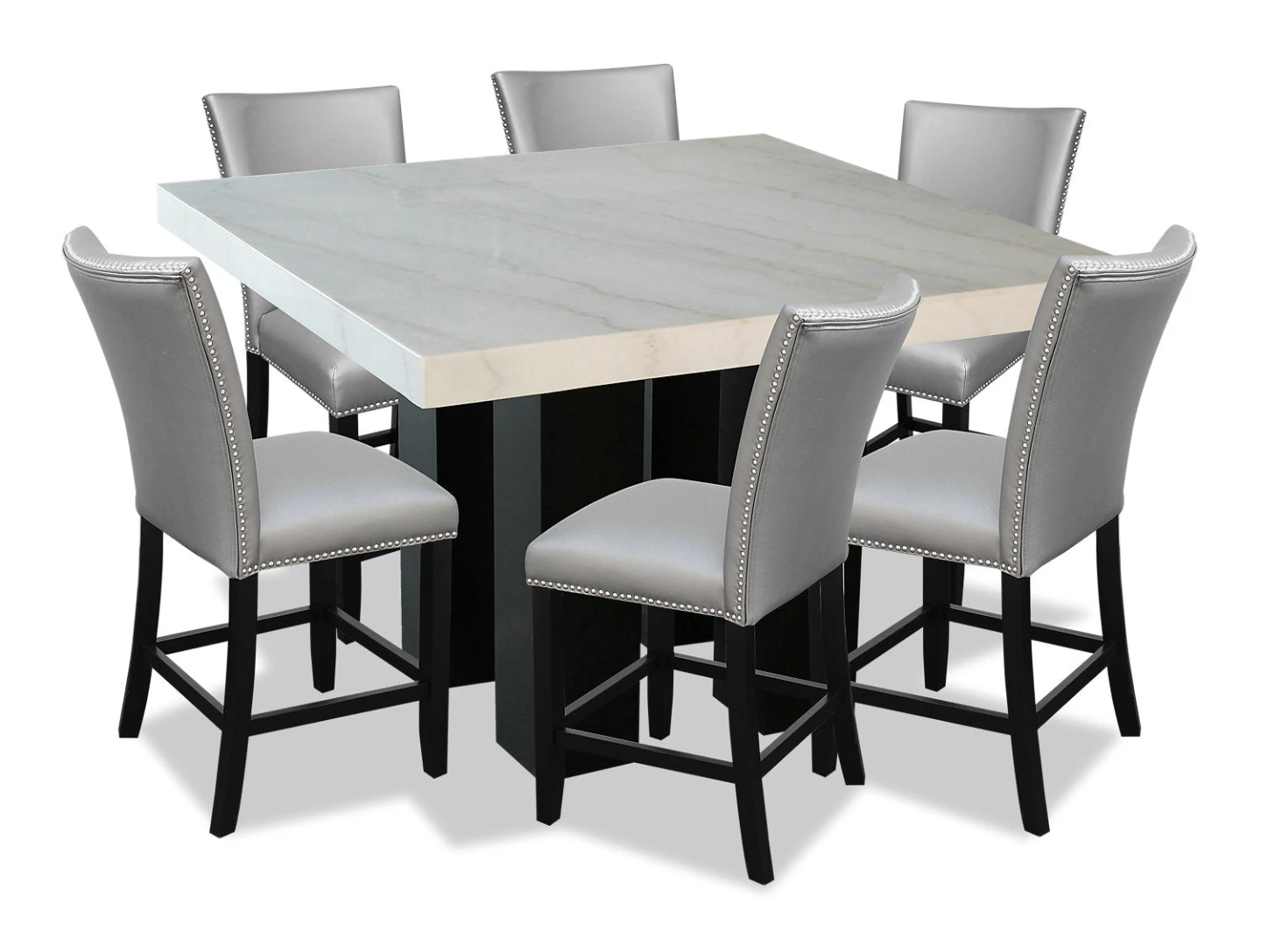 7pc Counter-Height Dining Set with Table - photo 5