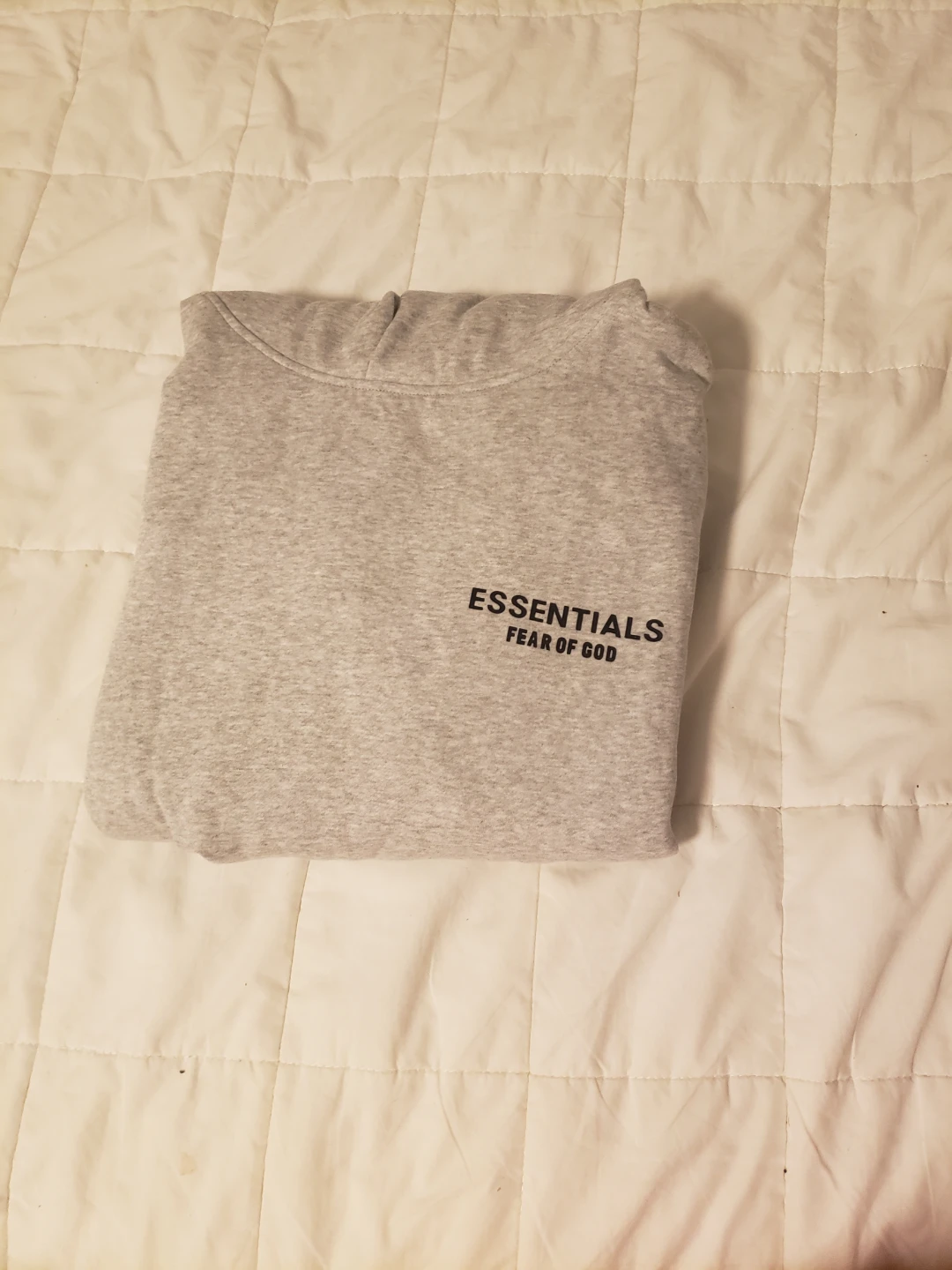 Essentials Fear of God Hoodie - Grey - Medium - photo 3
