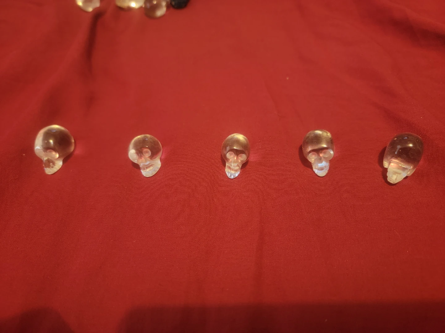Minature crystal skullz