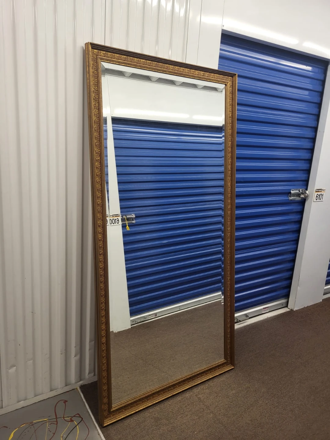 Large Gold Ornate Full Length Mirror - photo 2
