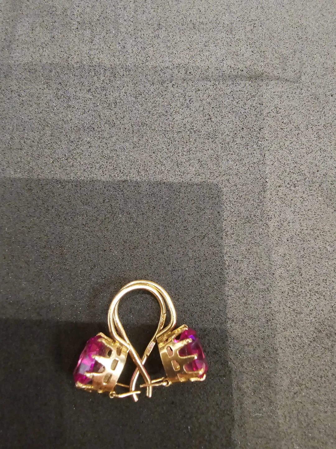 Vintage USSR Russian 583 Gold Leverback Earrings  Vintage-1979