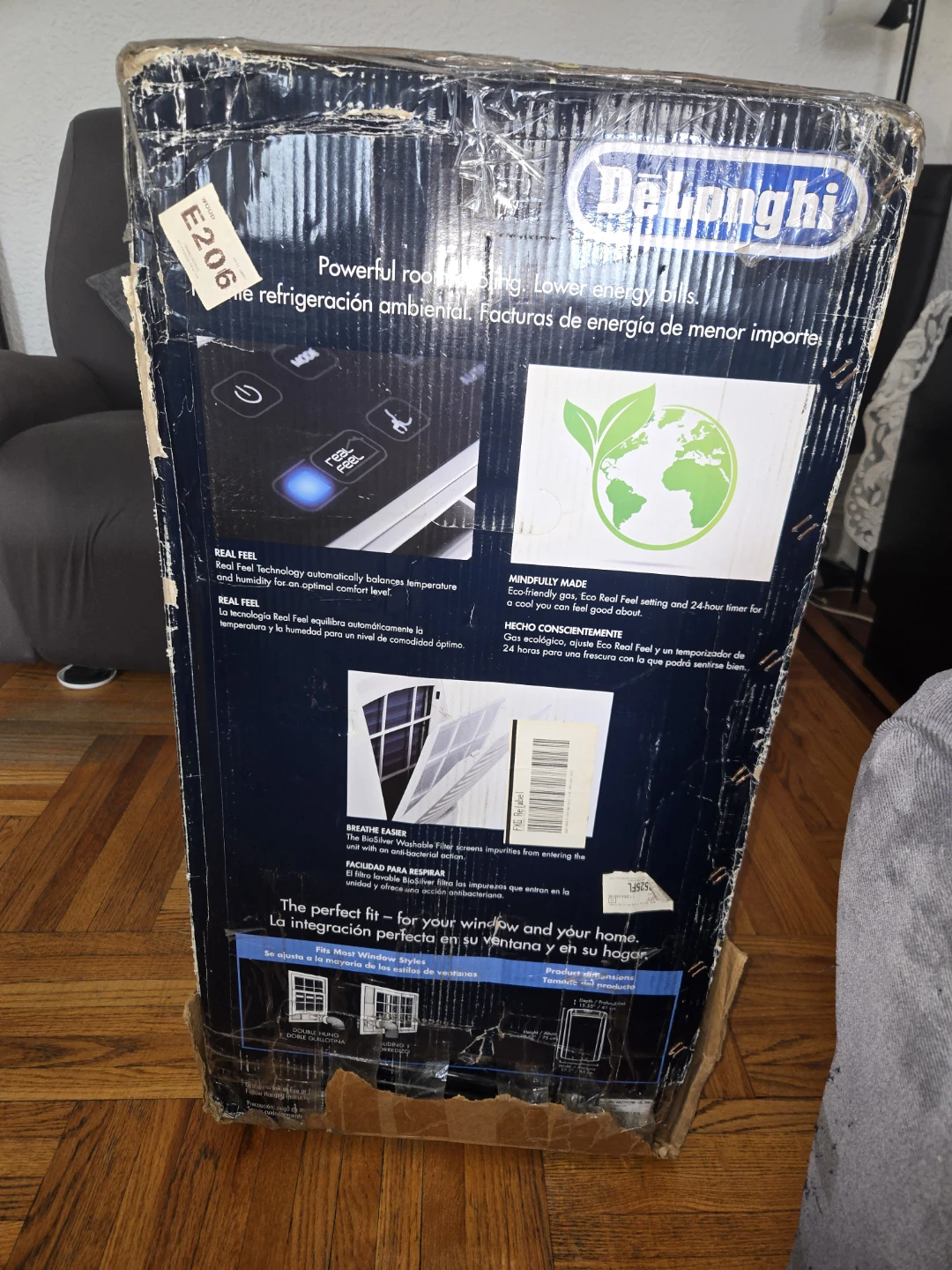 DeLonghi 3-1 Portable air conditioner 14.000 BTU