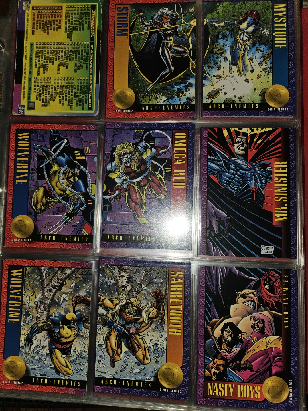 1993 Marvel X-Men Trading Card Collection - photo 3