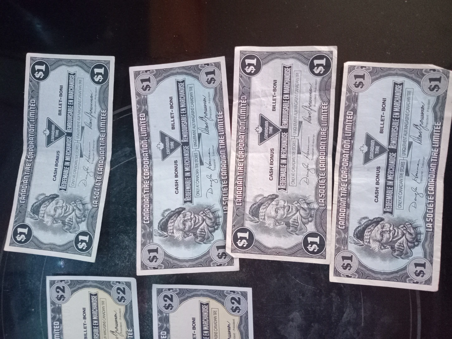 Vintage canadian tire notes - photo 2