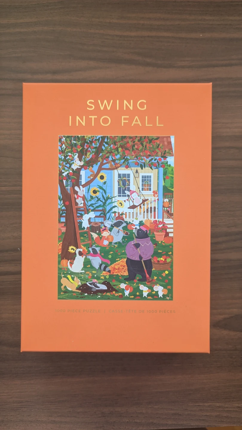 Hobbry Swing Into Fall 1000 Piece Jigsaw Puzzle