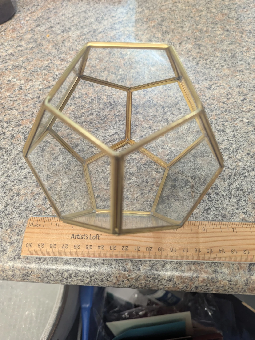 Geometric Glass Terrarium - photo 2