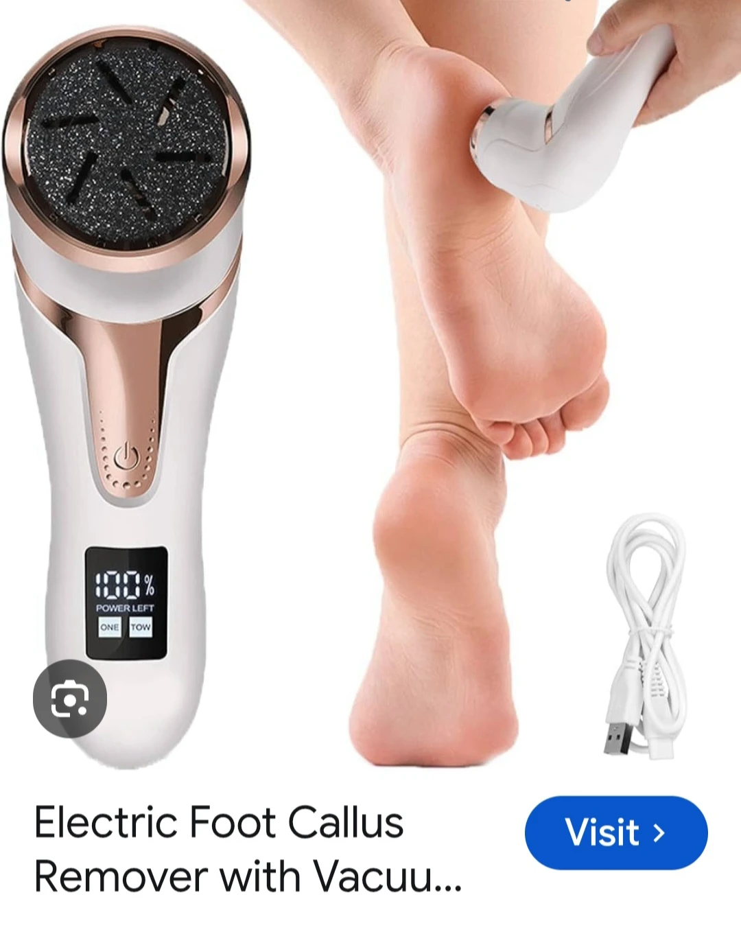 Rechargeable Electric Foot Callus Remover - photo 4