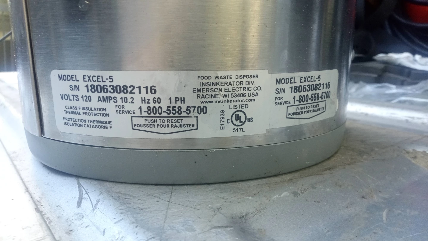 InSinkErator Evolution Excel-5 Food Waste Disposer Garburator - photo 4