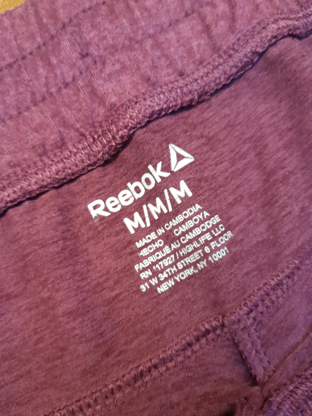 Maroon Reebok Jogger sweatpants - photo 4