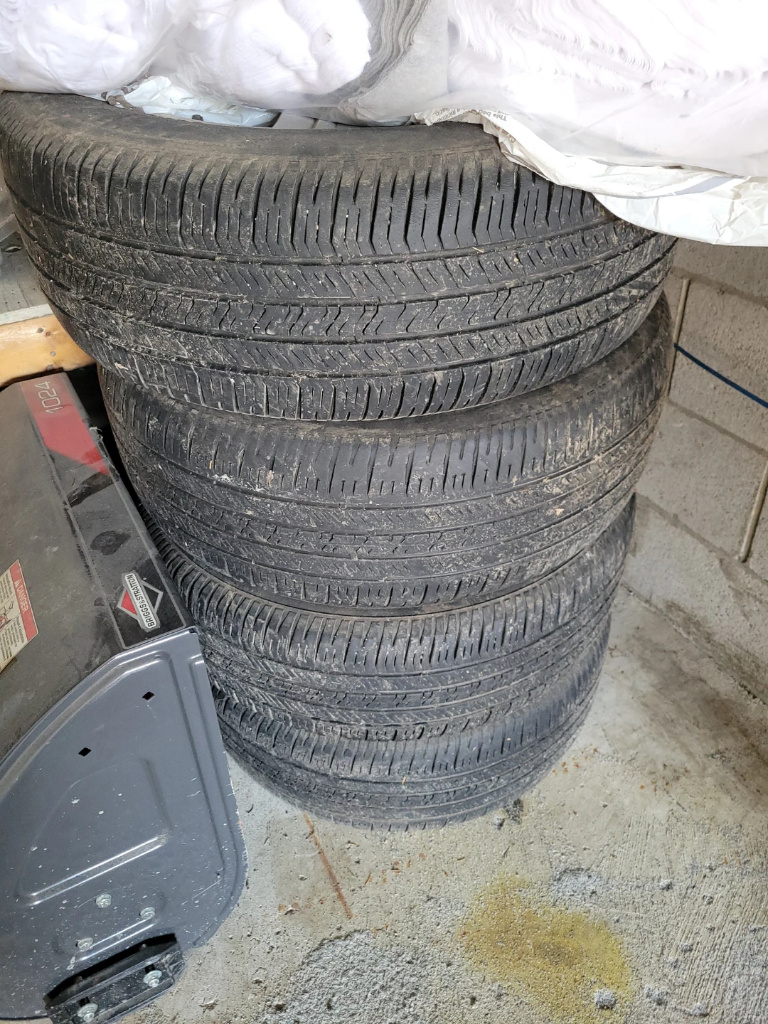 Subaru OEM Alloy Wheels with Tires - photo 2