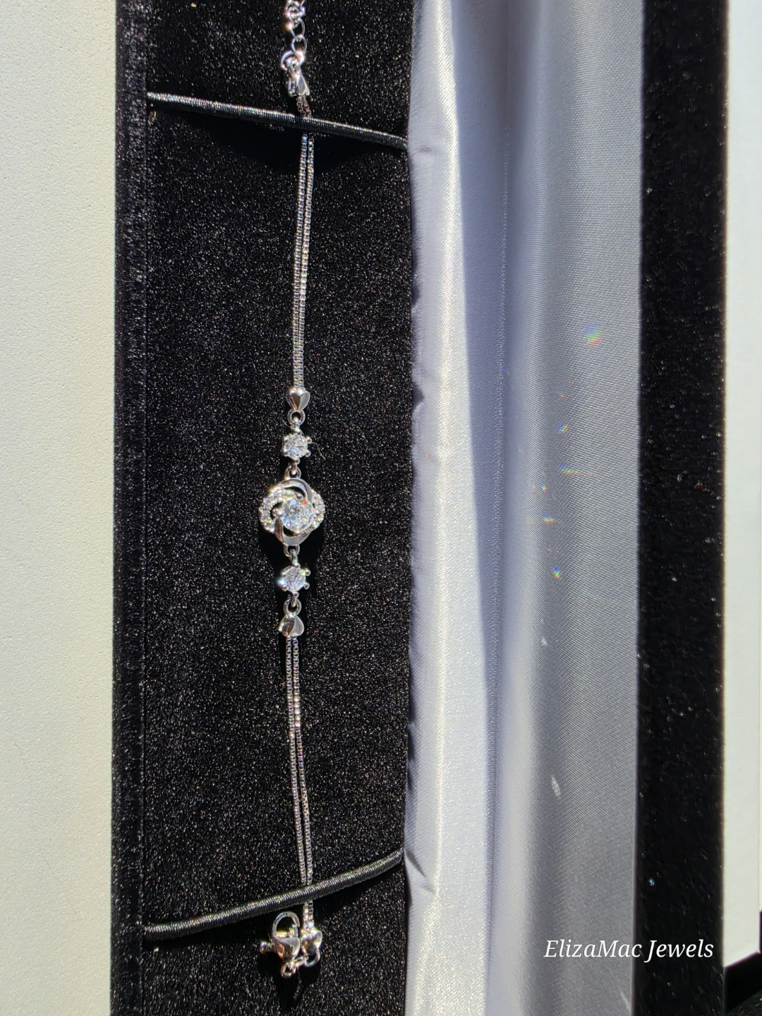 ElizaMac Jewels 925 Sterling Silver Four Leaf Clover  Bracelet - photo 3
