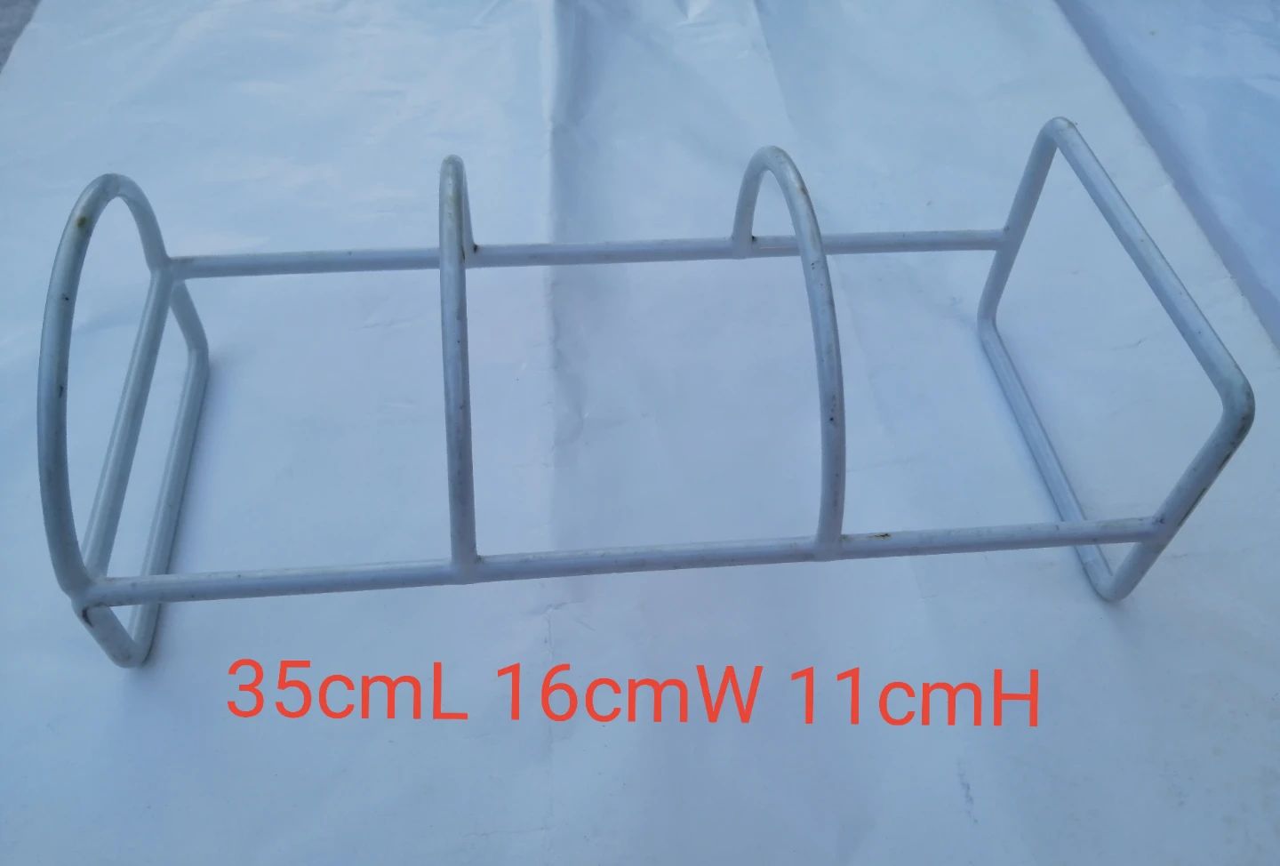 White Wire Storage Rack