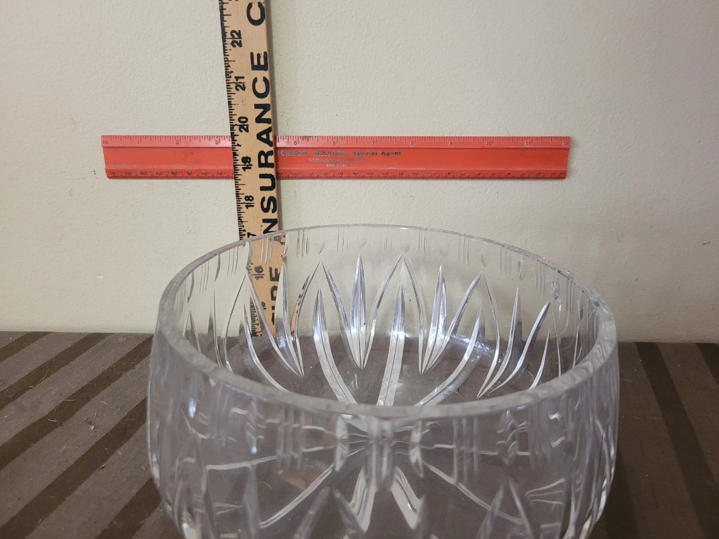 VINTAGE CRYSTAL BOWL HOBNAIL COMPOTE CANDY Carnival Glass Mug - photo 3