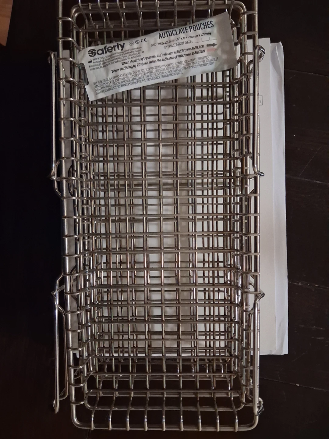 Trays & 3 baskets removed from Tuttnauer Autoclave 1730 - photo 4