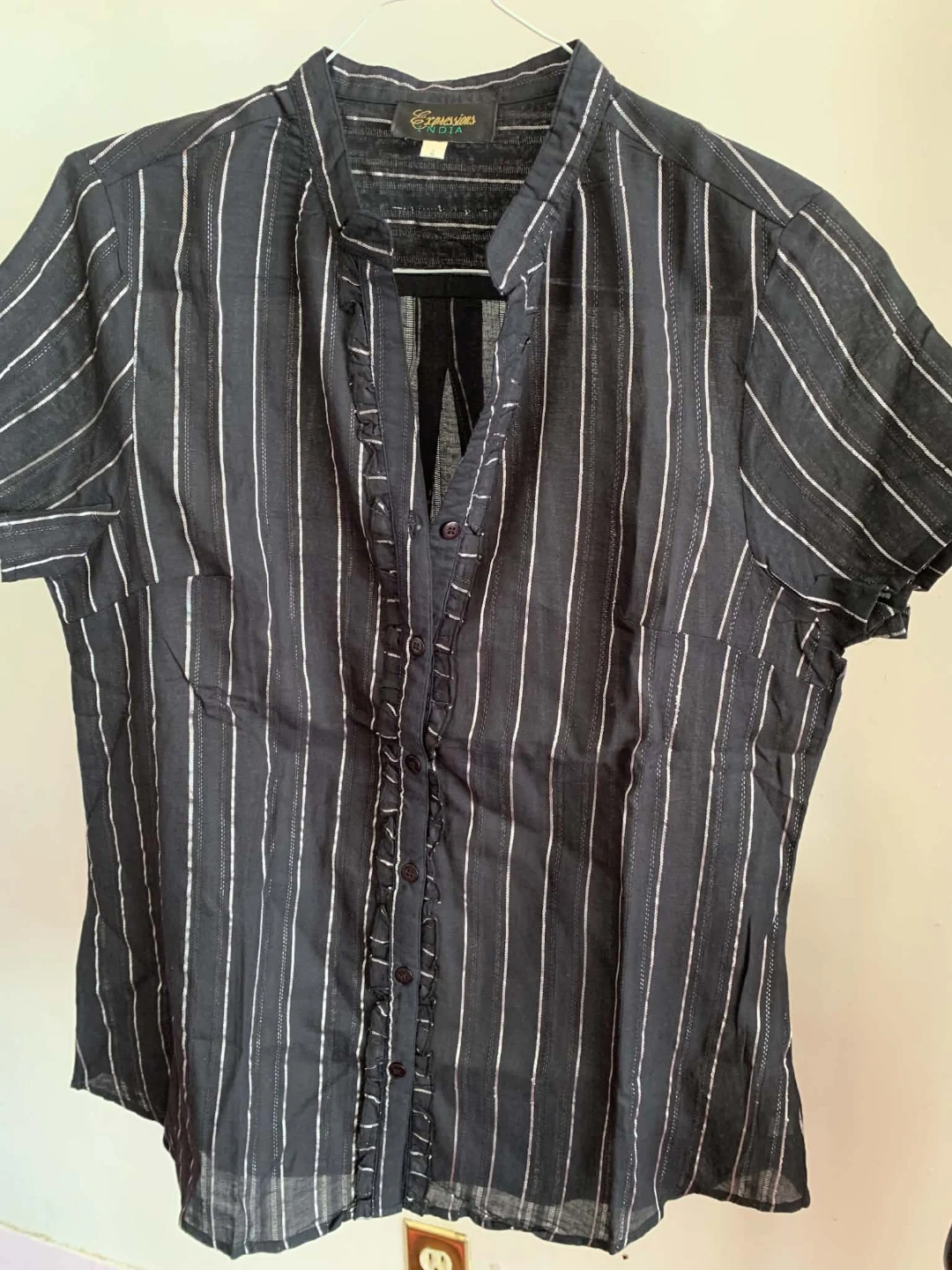 Expressions India Striped Blouse( bowshirt) - photo 2