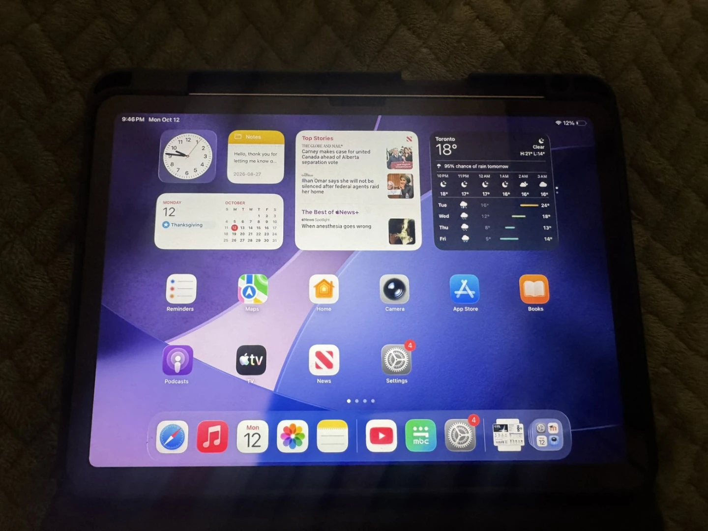Apple iPad Pro with Backlit Keyboard Case