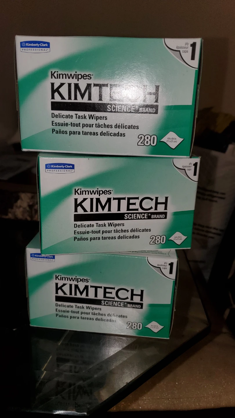3 Boxes of Kimtech Kimwipes Delicate Task Wipers - photo 2