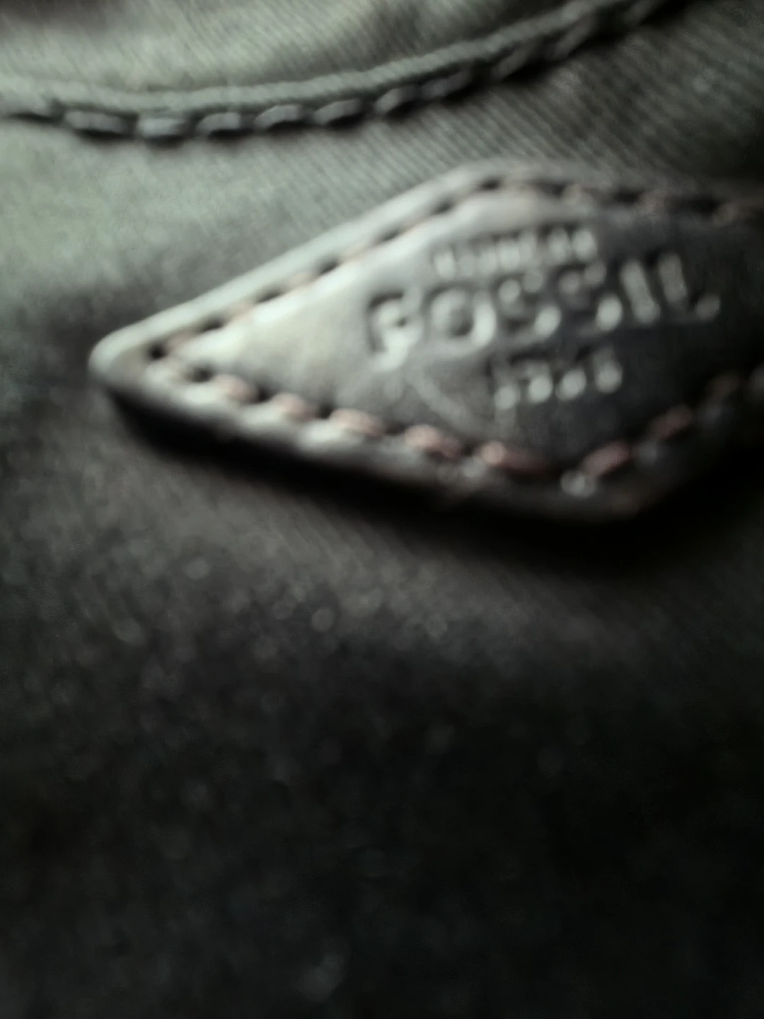 Fossil Black Leather Messenger Bag - photo 4
