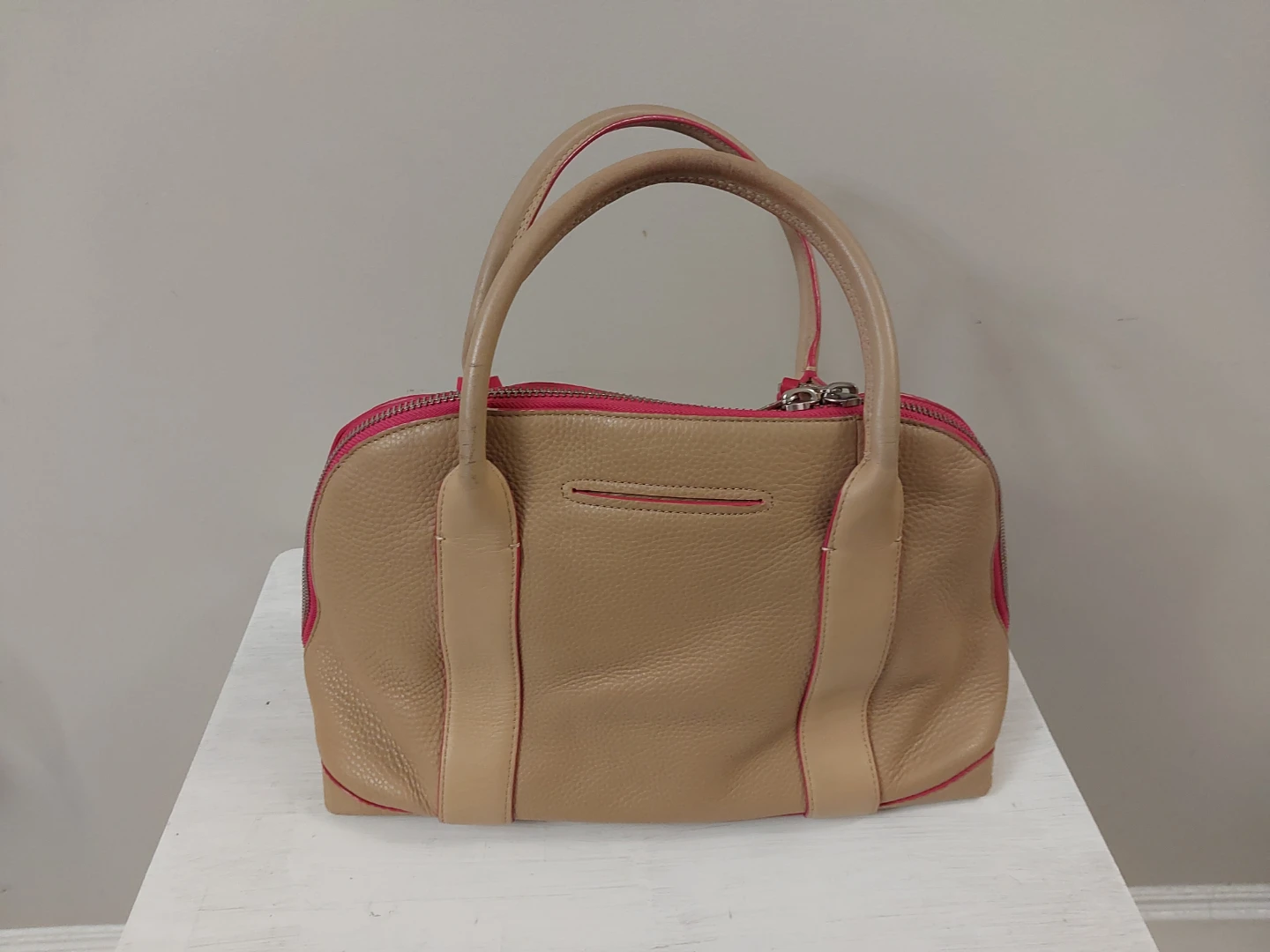 Coach Pebble Leather Satchel - photo 3