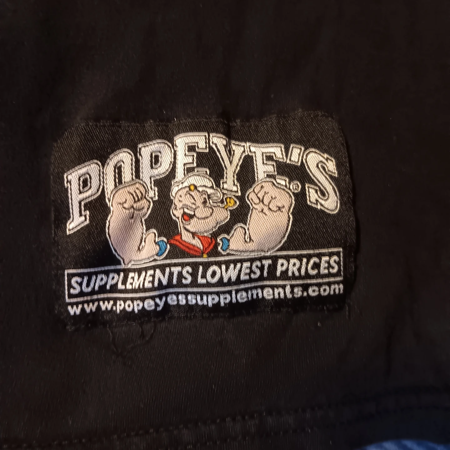 Popeye's Supplements XXL Black T-Shirt - photo 3