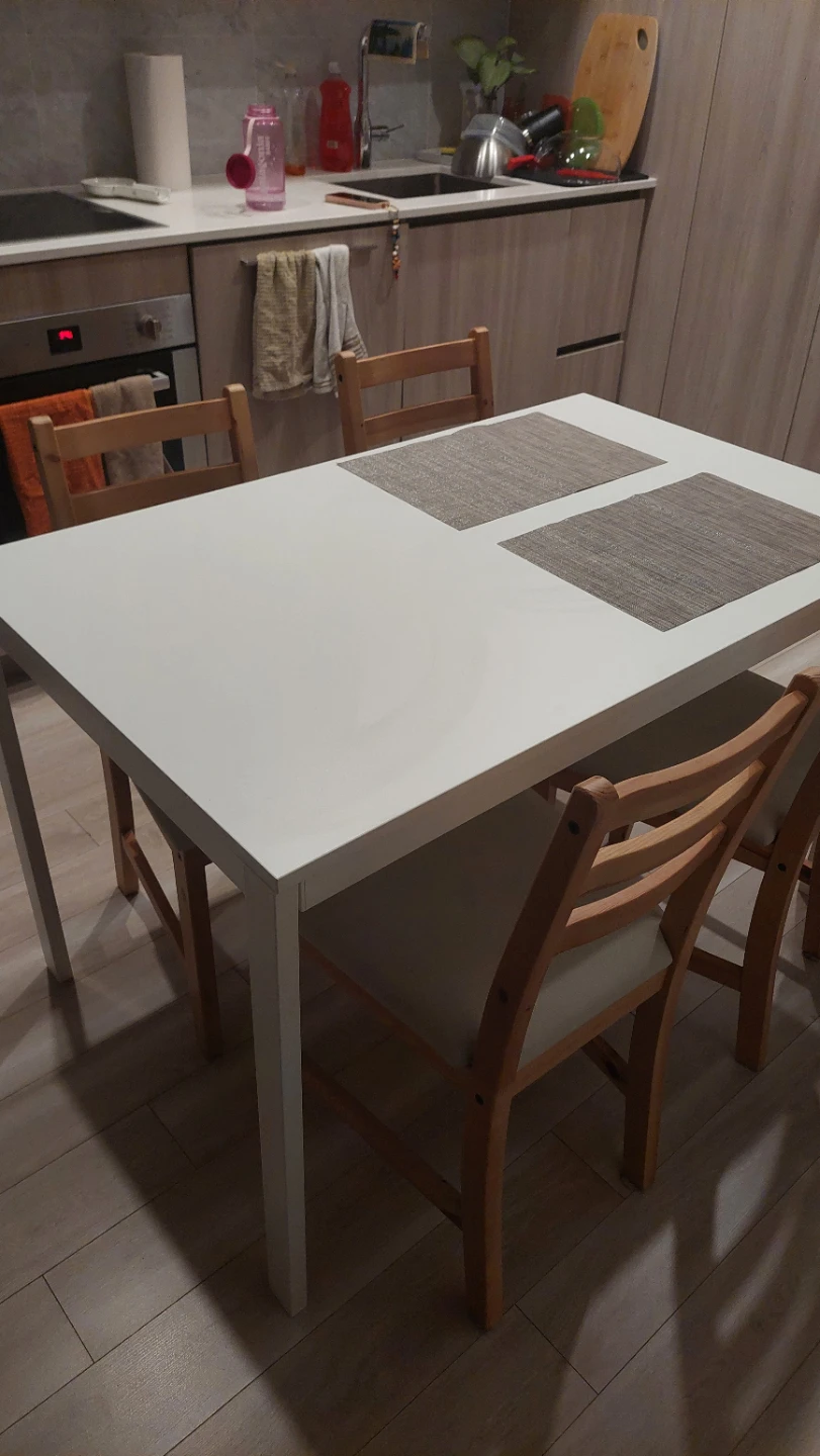 IKEA VIHALS White Dining Table / desk - photo 2