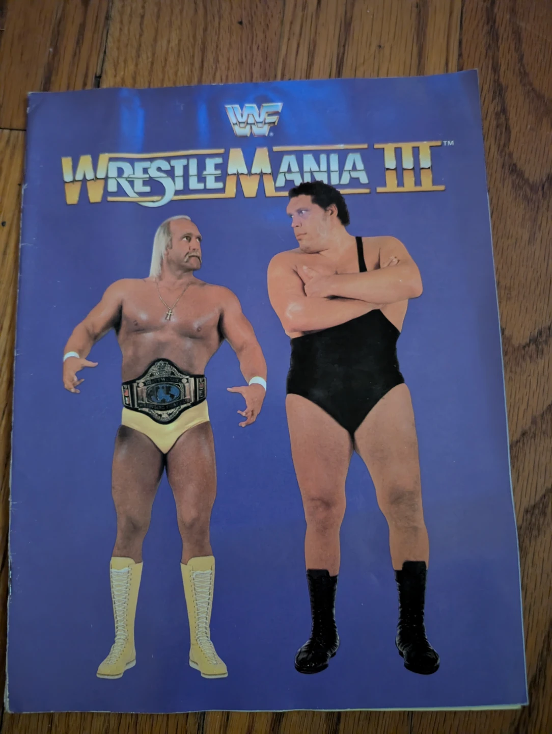Vintage 1987 WWF WrestleMania III Event Programme