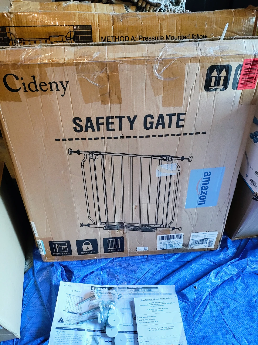 Cideny Baby Gate No Drilling, 29"-40" Auto Close - photo 5