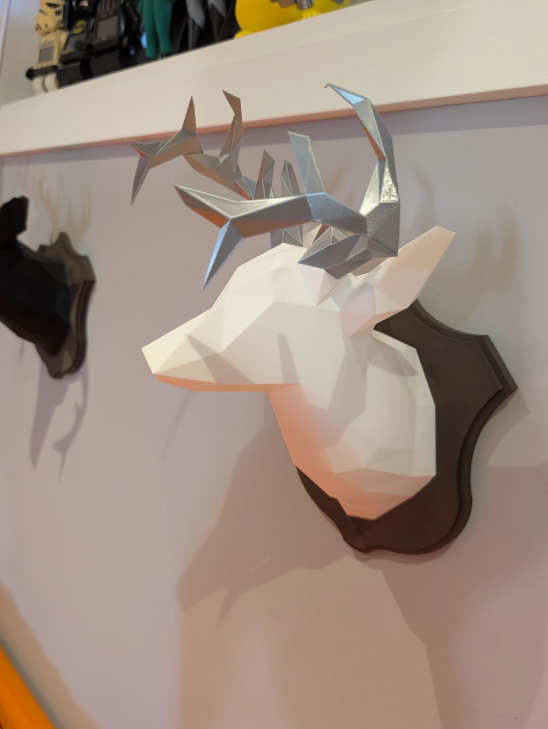 Geometric Wall Mounted Deer Heads - photo 3