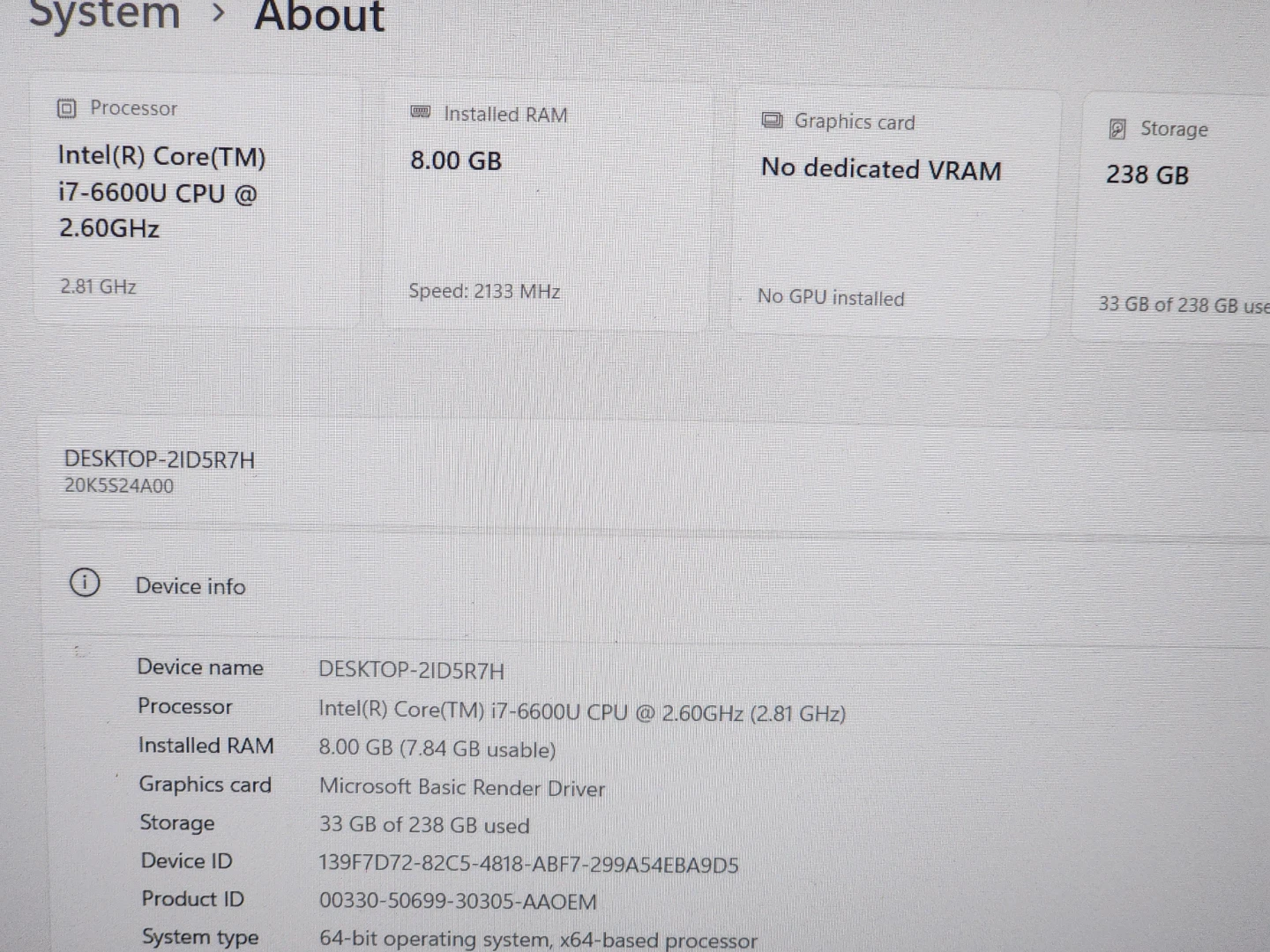 Lenovo ThinkPad X270 Laptop - photo 4