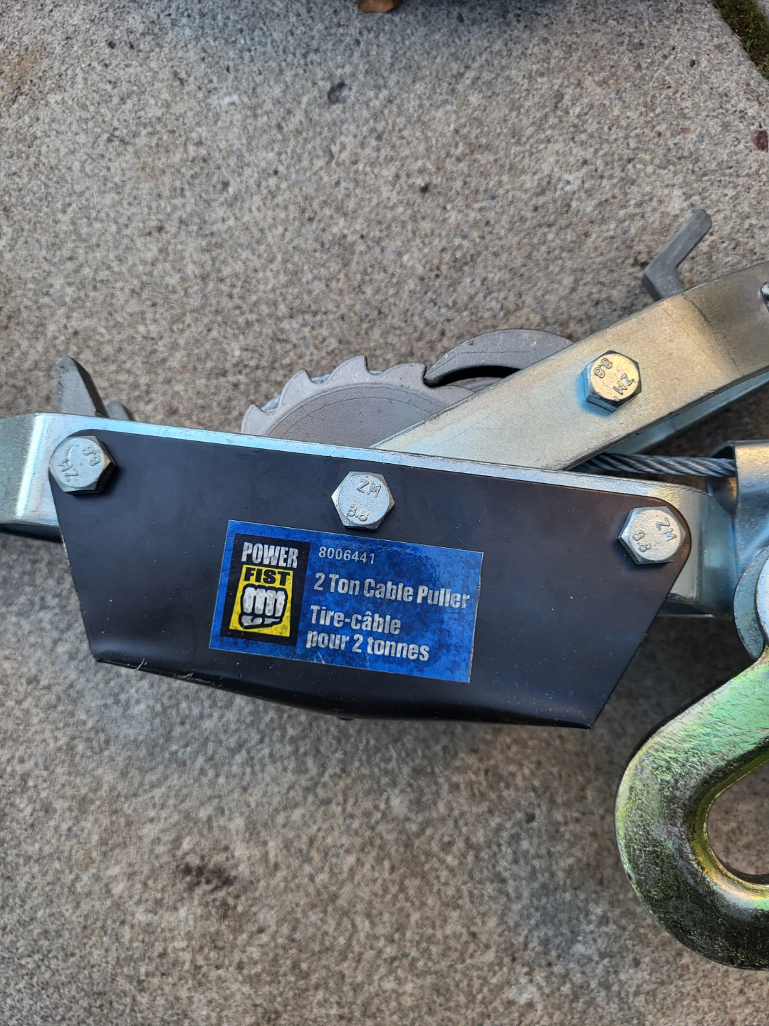 Power Fist 2 Ton Cable Puller - photo 2