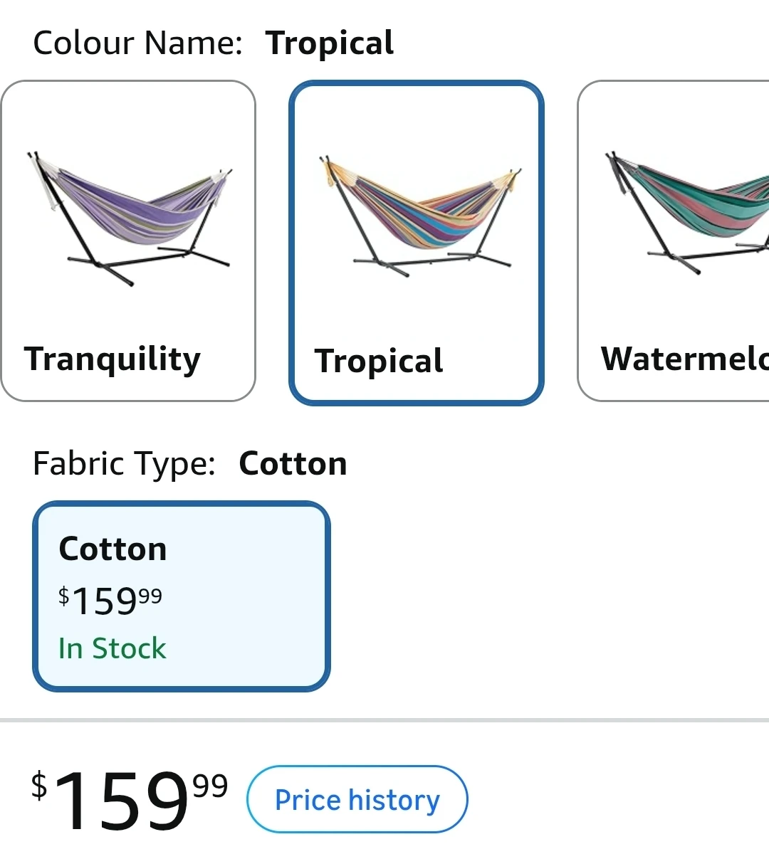 Vivere Double Cotton Hammock with Stand - photo 3