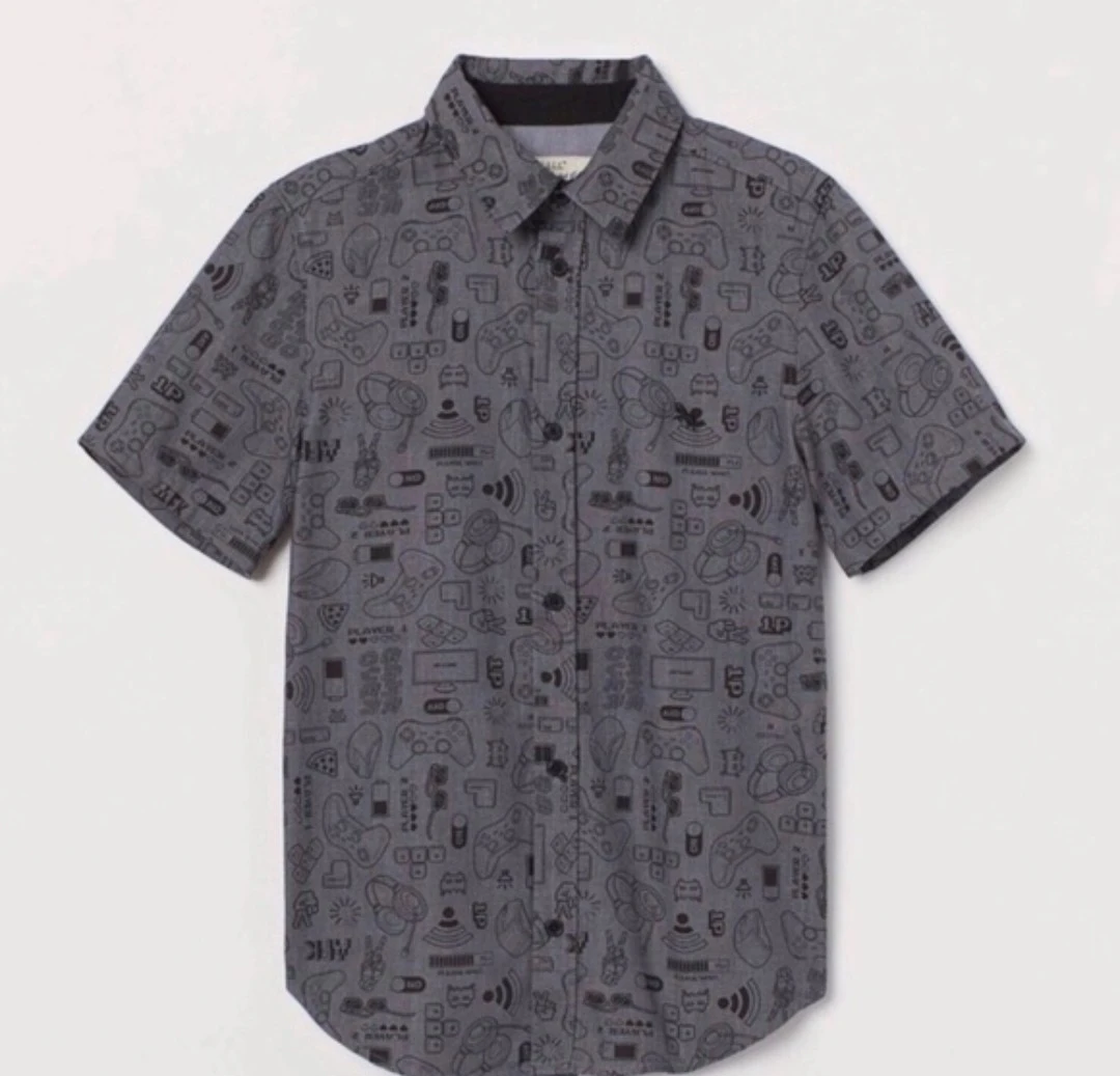 URGENT SALE! H&M Boys Gaming Print Short Sleeve Shirt