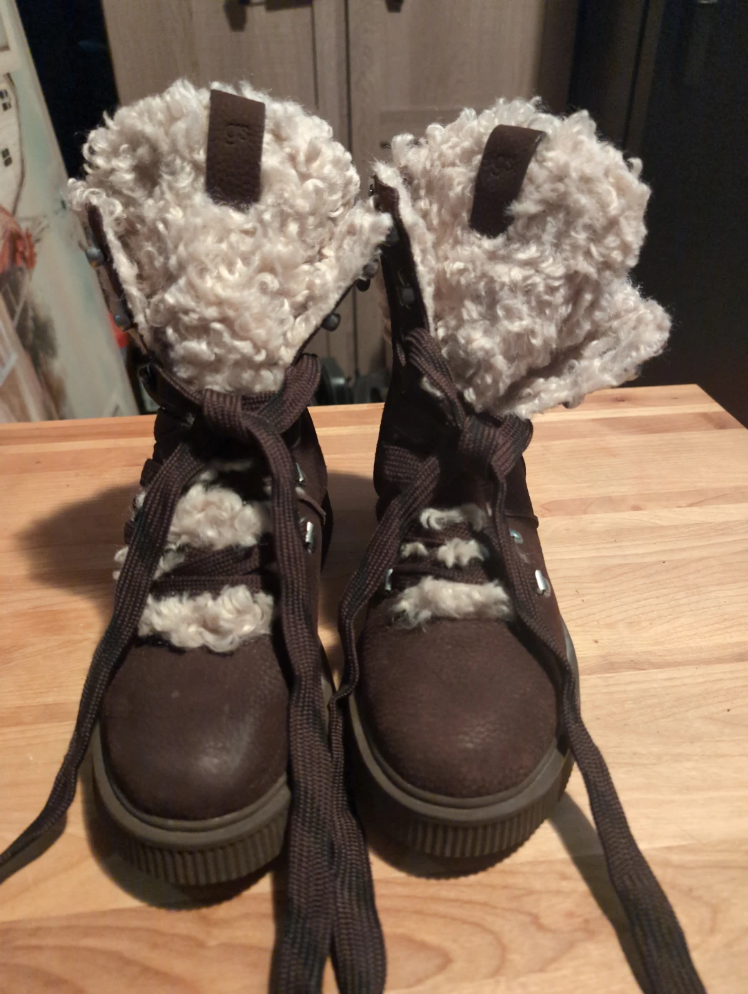 Gentle Souls by Kenneth Cole Brown Leather Winter Boots