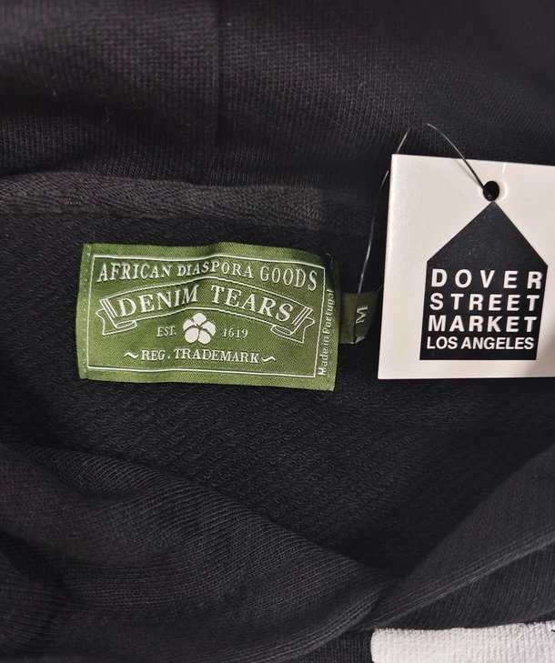 Denim Tears Cotton Wreath Hoodie Black - photo 4
