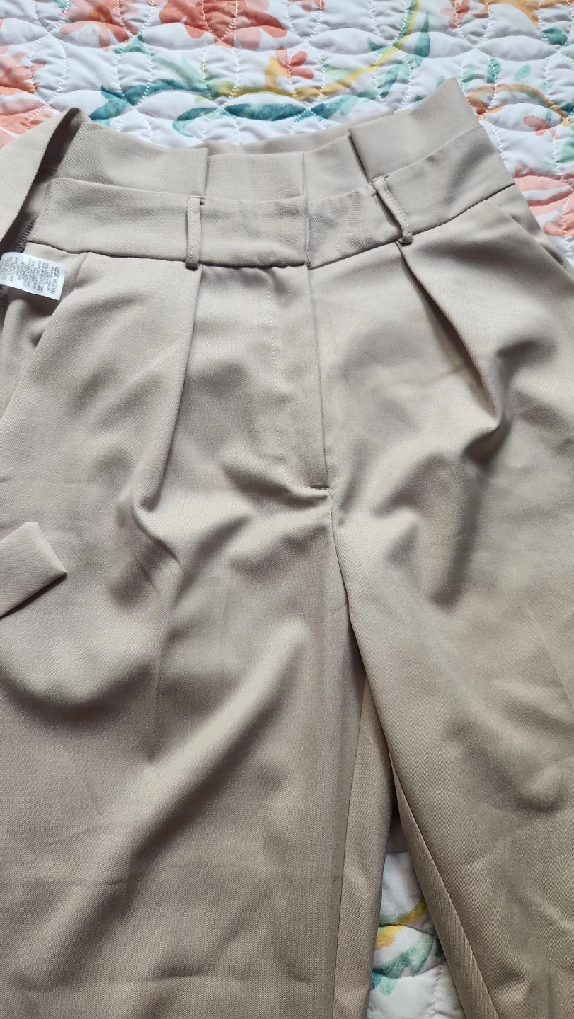 New Mission Beige Wrap-Style Trousers - photo 3