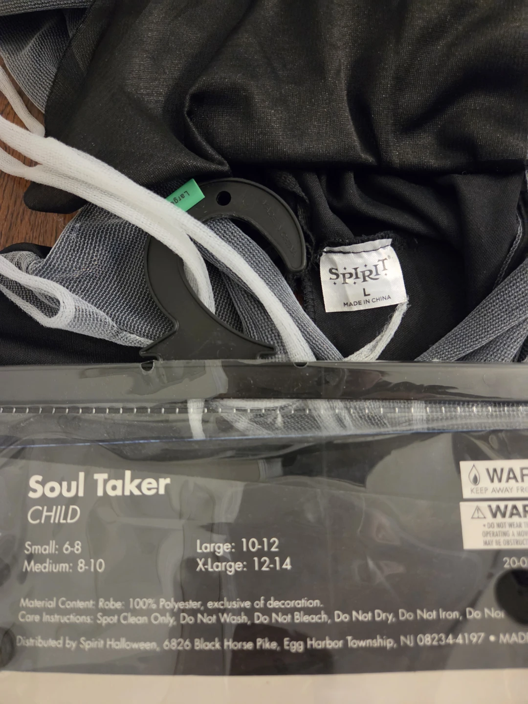 Soul Taker Halloween Costume (Child/Teen 10-12) - photo 3