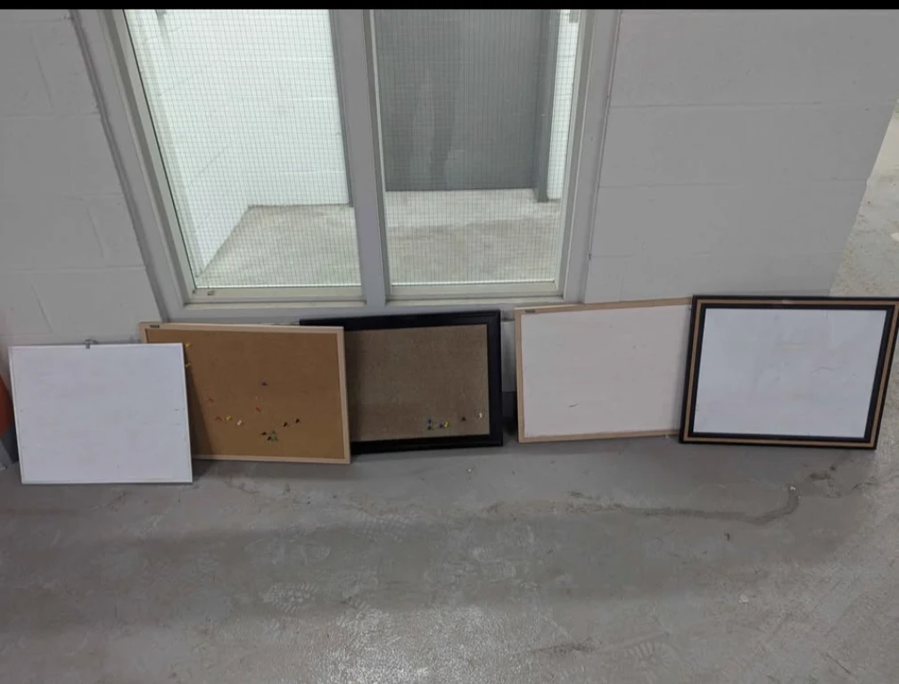 Assorted Whiteboards and Cork Boards