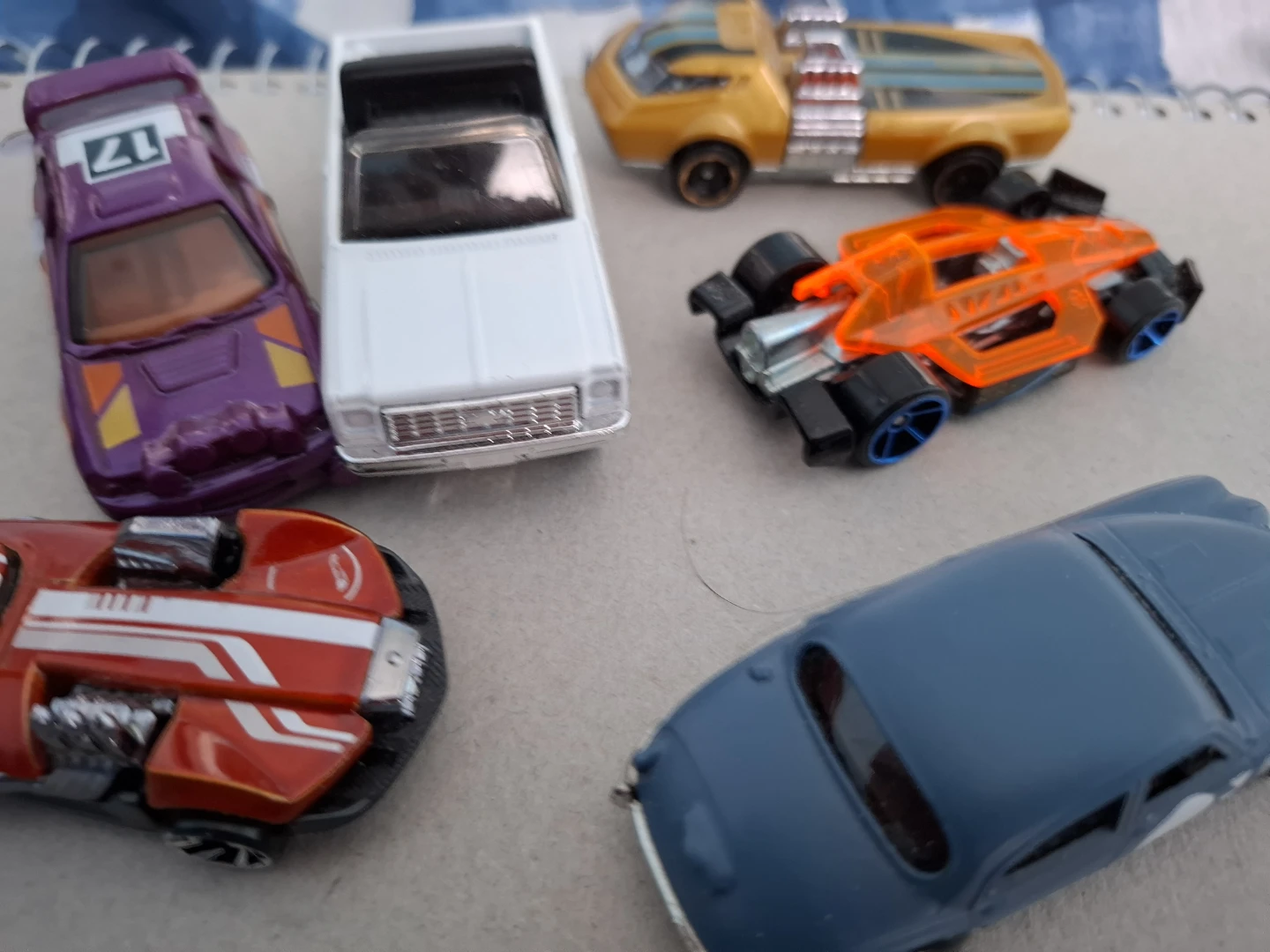 Set of 7 Hot Wheels Die-Cast Toy Cars - photo 2