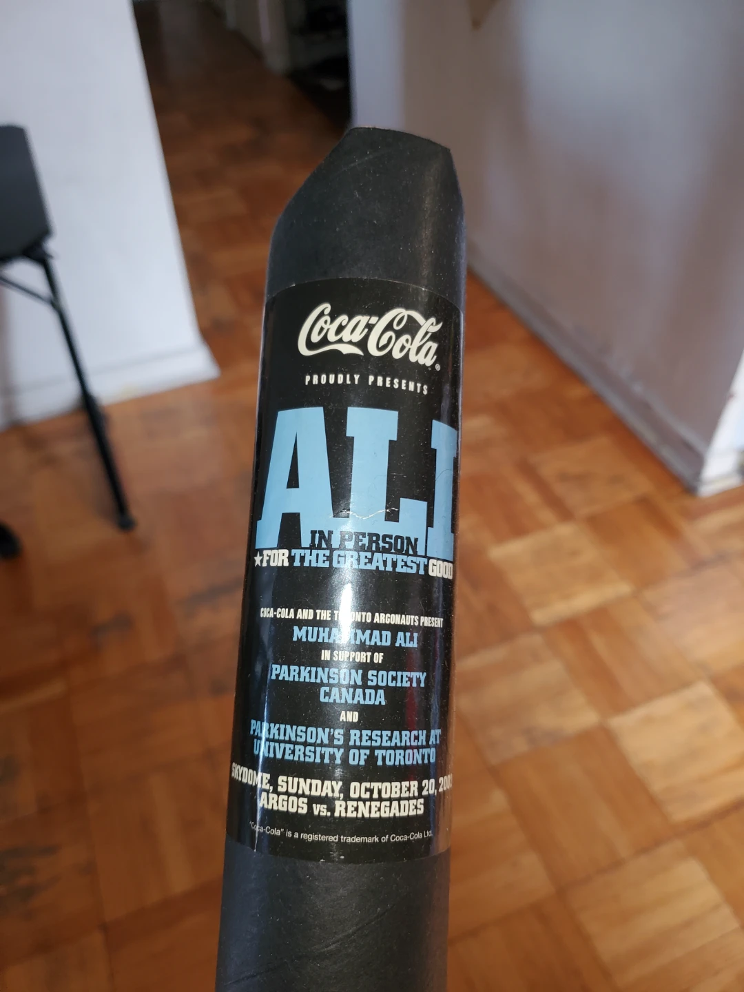 Coca-Cola Muhammad Ali Poster Tube