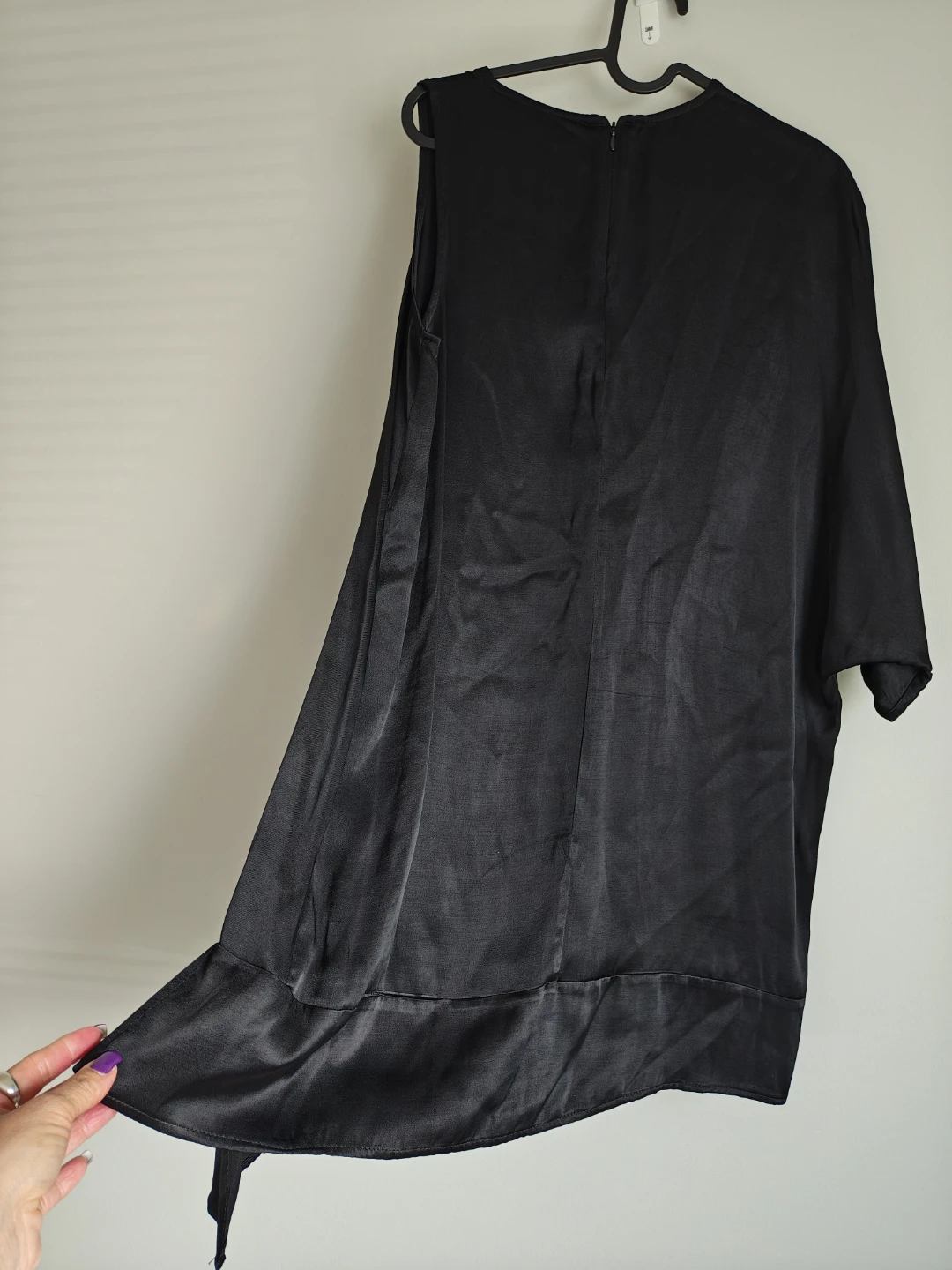 Zara Woman black satin top - photo 4