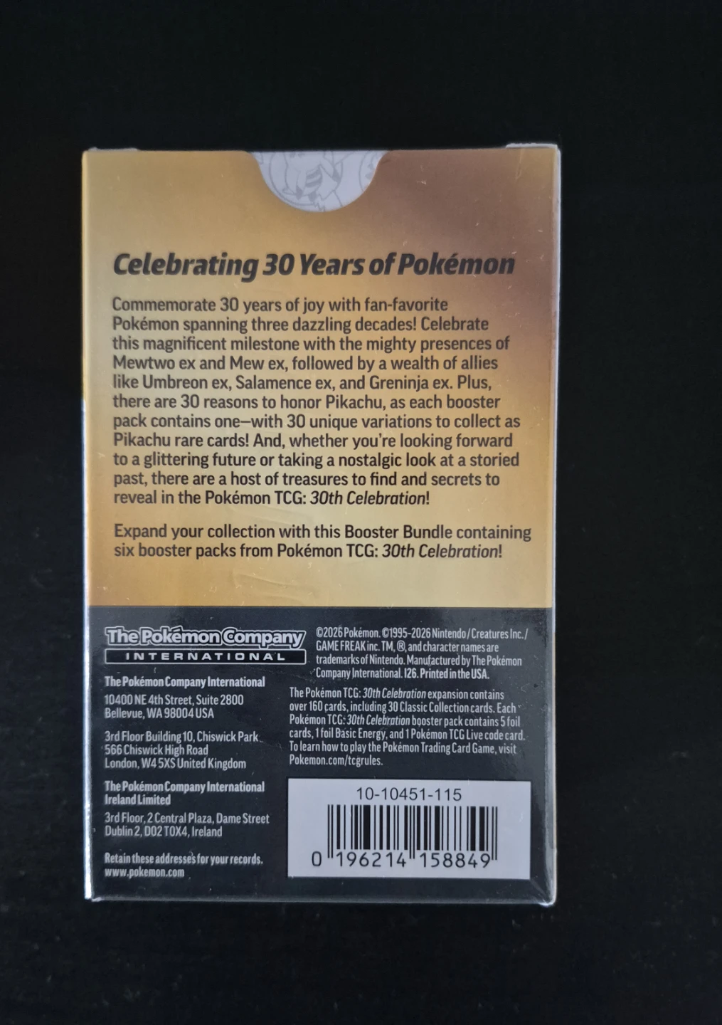 Pokemon 30th Celebration Booster Bundle - photo 3
