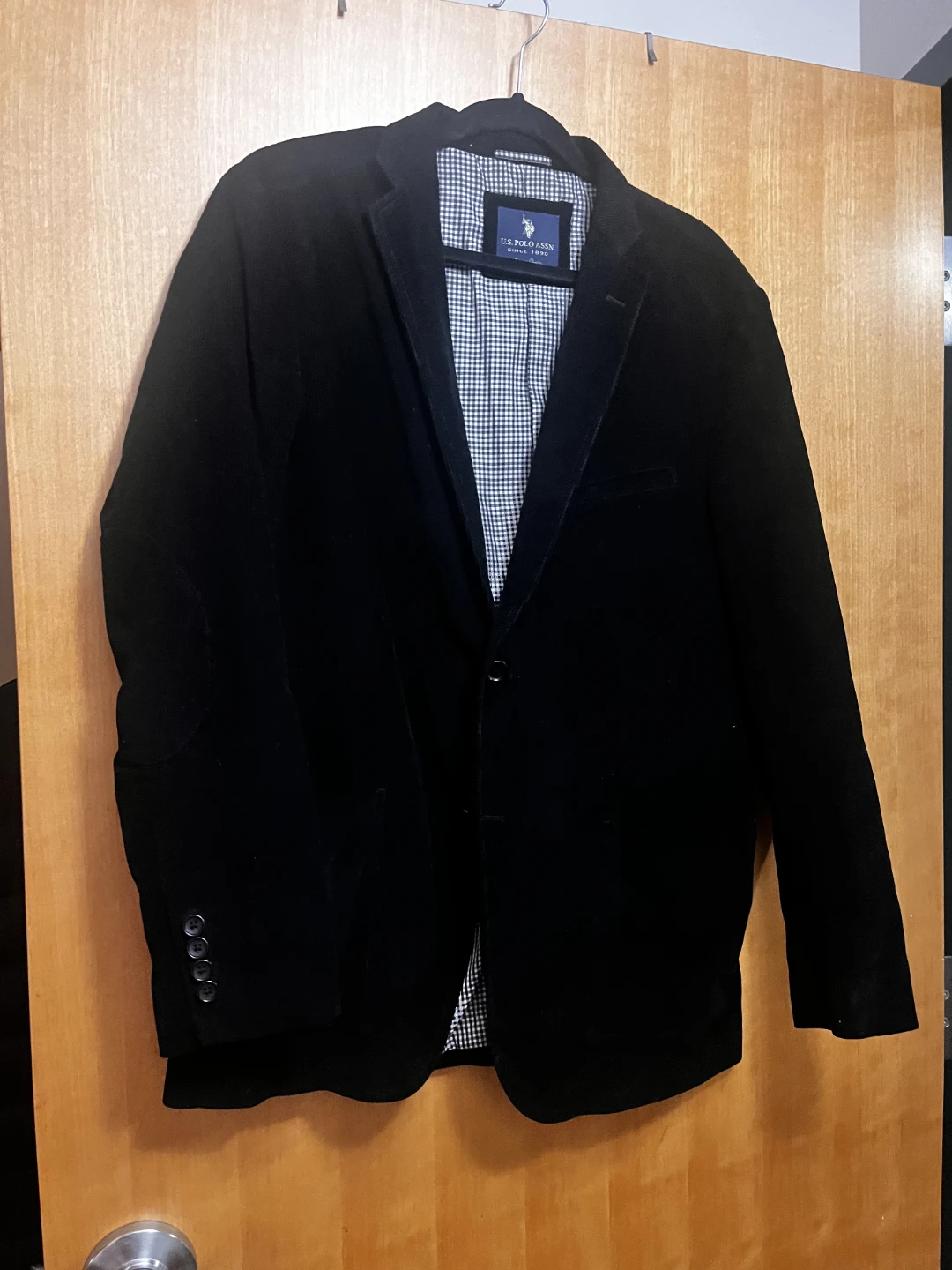 U.S. Polo Assn. Corduroy Blazer Black