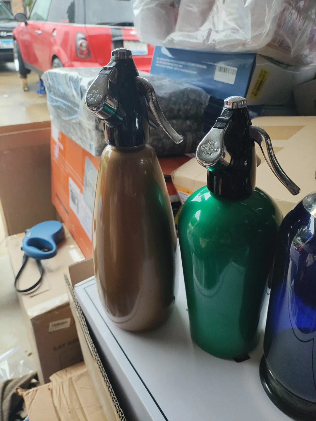 Vintage Sparklets Soda Siphons Hostmaster Mid-Century Barware - photo 2