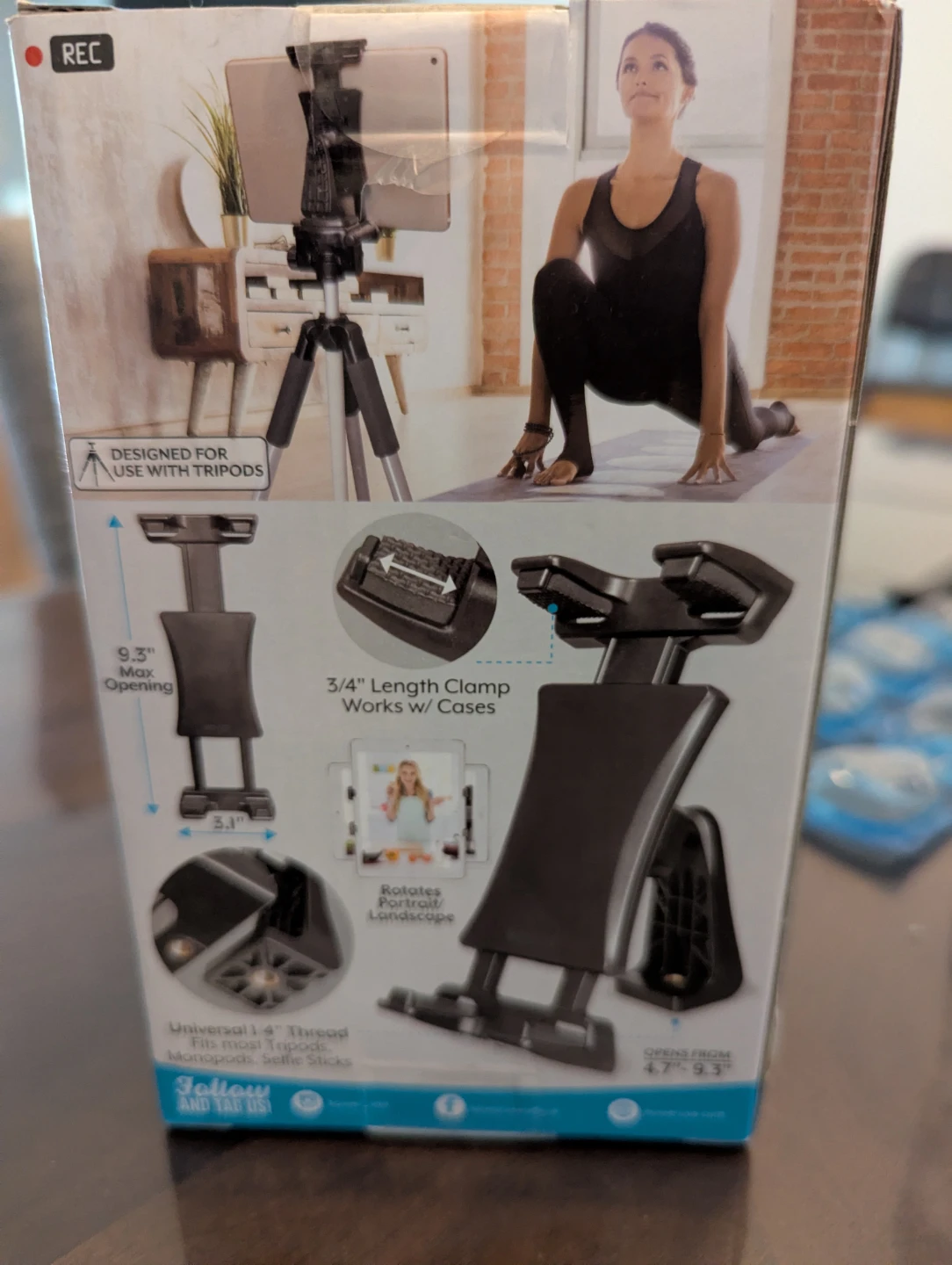 Bower Tripod Mount Holder for Phones and Tablets - photo 2