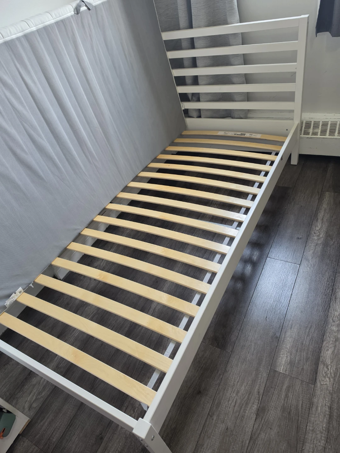 IKEA Single Bed Frame with Mattress - photo 4