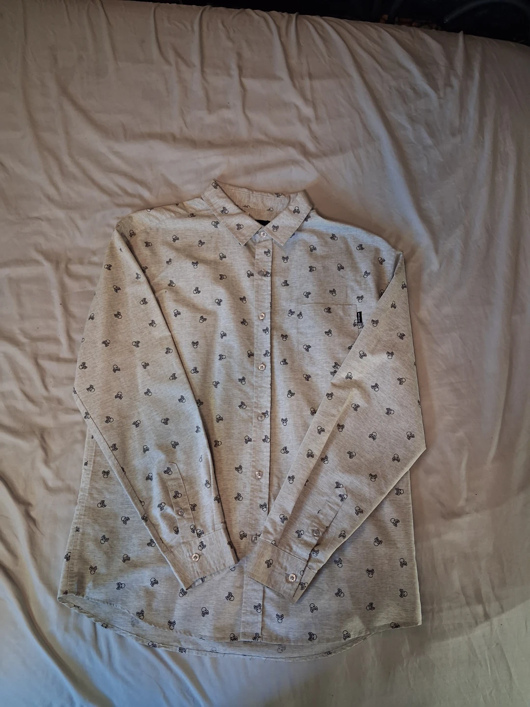 Molokai Surf Co. Skull Print Shirt Size Large - photo 3