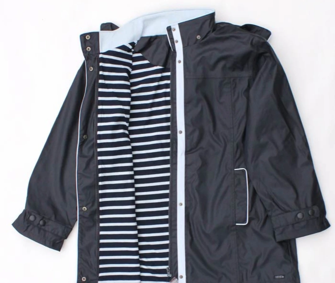 Captain Corsaire Women's Lined Raincoat - Navy - photo 3