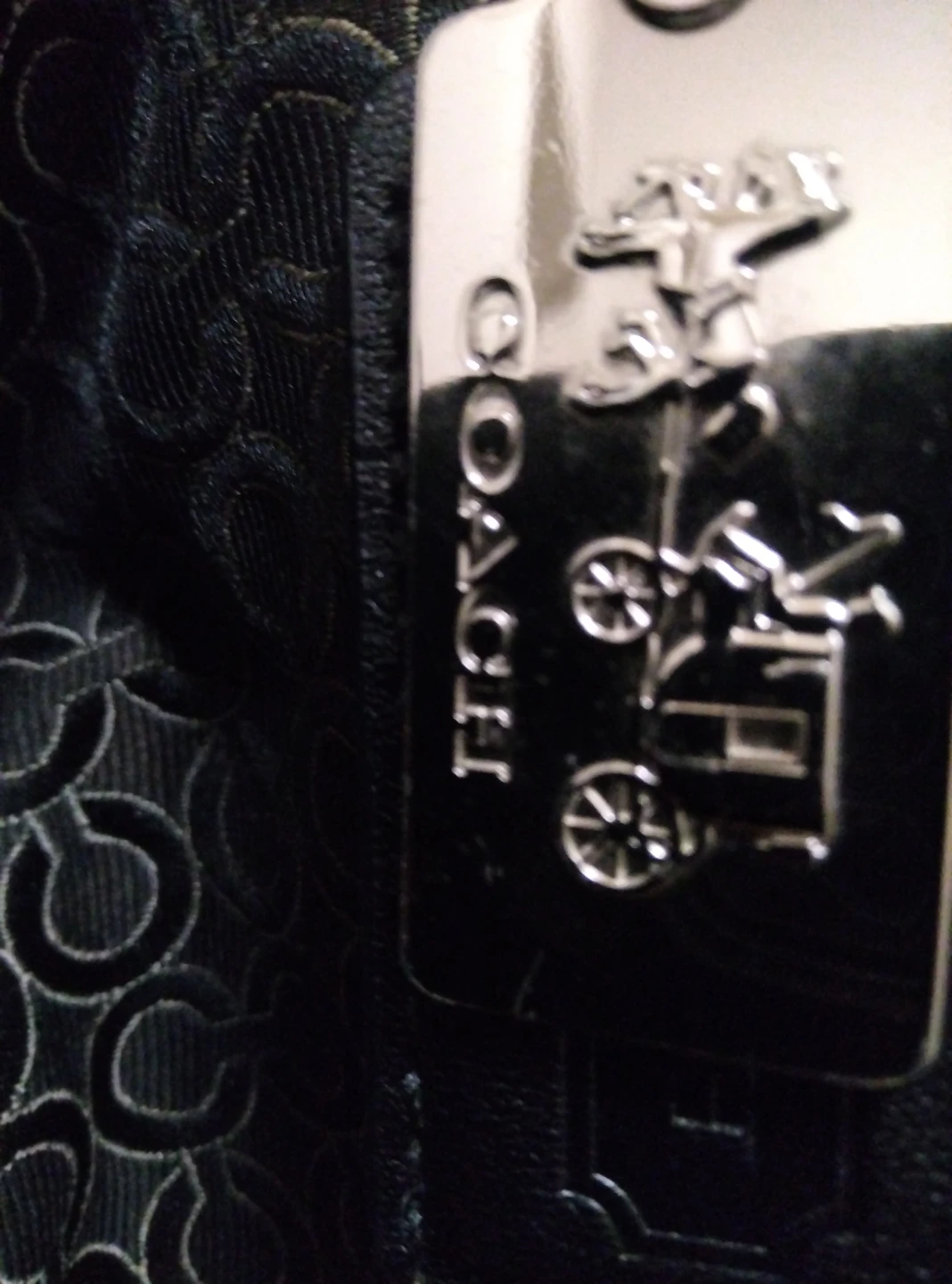 Coach Signature Black Hobo Bag - photo 2