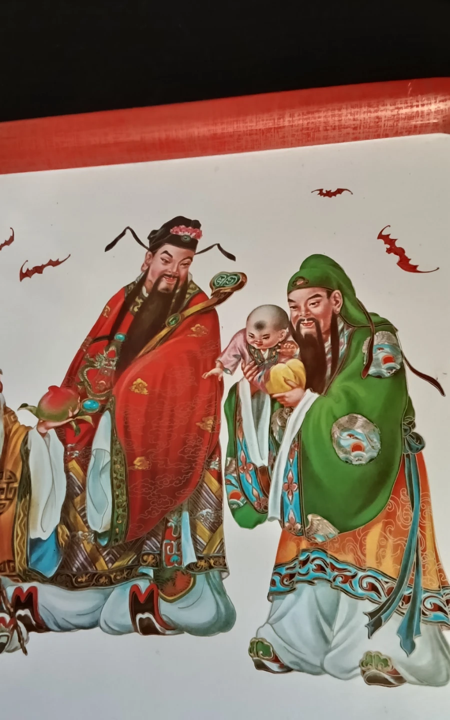 Decorative Chinese Prosperity Serving Tray - photo 5